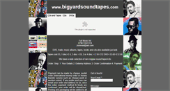 Desktop Screenshot of bigyardsoundtapes.com