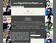 Tablet Screenshot of bigyardsoundtapes.com